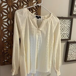 Frye peasant top